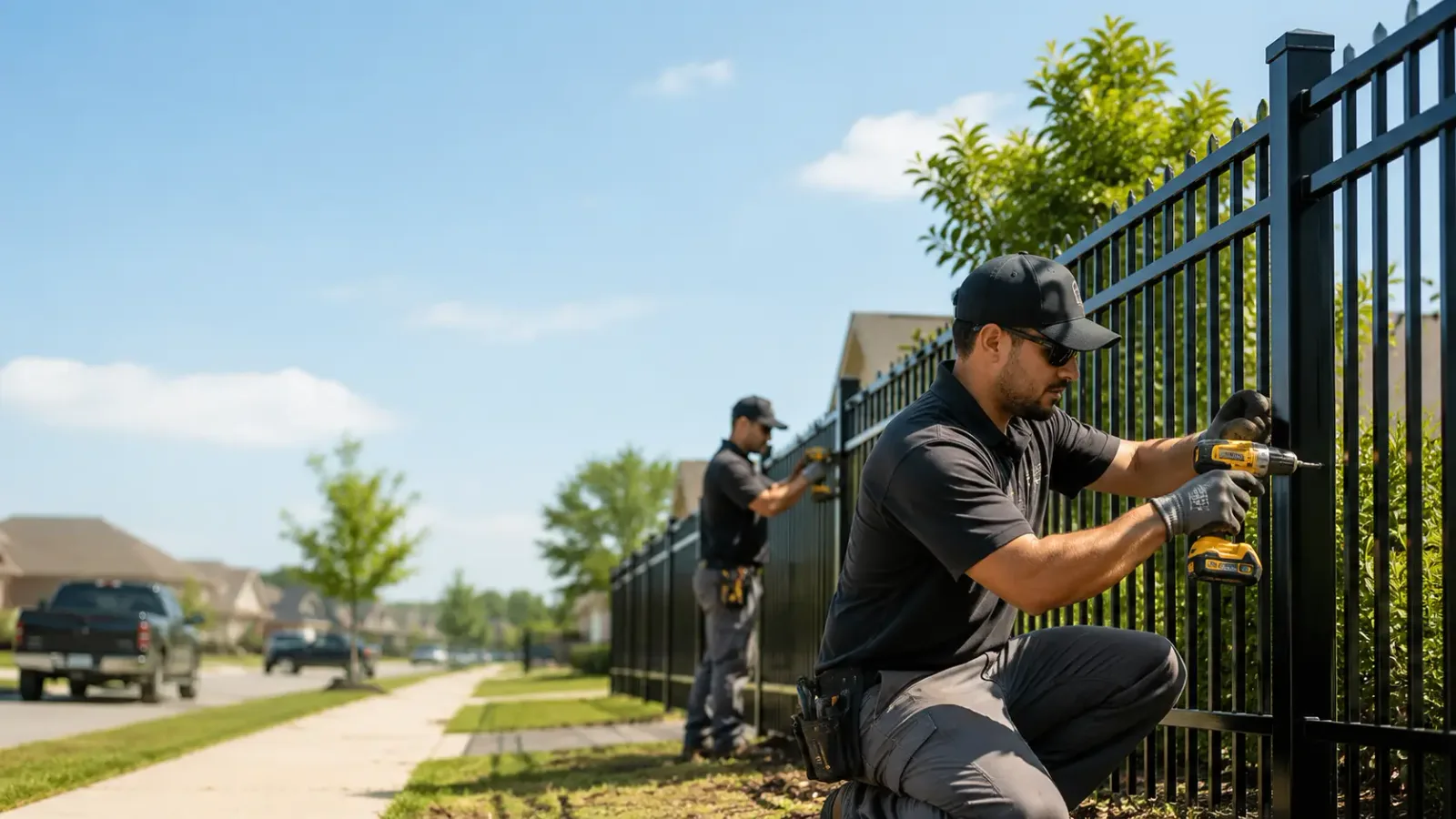 Metal Fence Installation in Bivins, TX